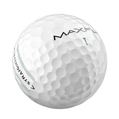 Maxfli StraightFli Golf Balls Variety Pack – 36-Pack (Gloss White, Gloss Yellow, Matte Orange) | Soft Feel, Durable Ionomer Cover | Ideal for Beginners & Recreational Golfers