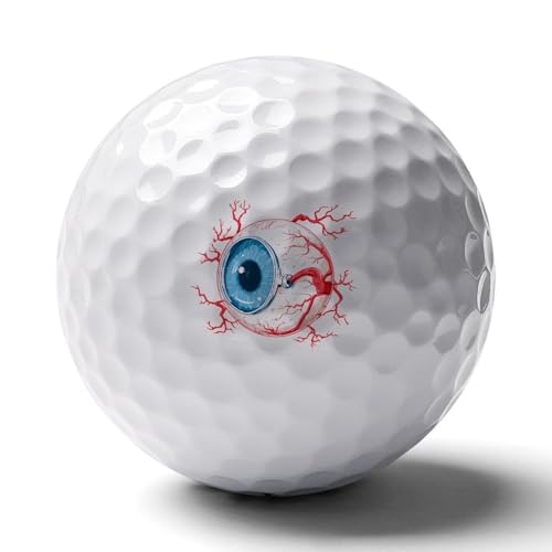 Eyes Relaxed Golf Ball Soft Feel Golf Practice Balls for Golfs Course Daily Training