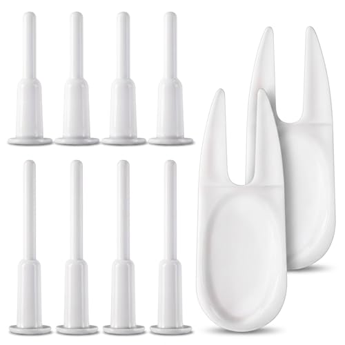Thinp 8 Yoga Ball Replacement Plug with 2 Remover Tools, Pilates Ball Air Stopper Plugs Kit for Exercise Balls Yoga Balls Air Plug Pin