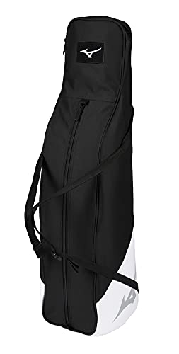 Mizuno Youth Stick Bag | Youth Baseball and Youth Softball Bag | Holds 2 Bats | J Hook for Fence Hanging | Carry as Tote or Backpack | Large Main Compartment