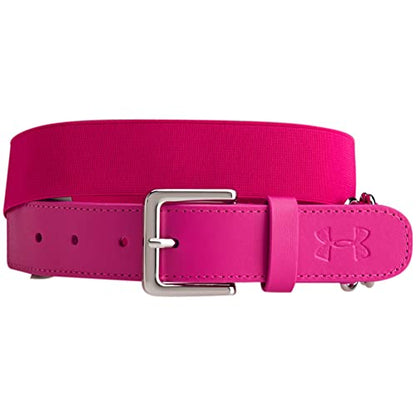 Under Armour Boys' Baseball Belt - color: (654) Tropic Pink / Tropic Pink / Tropic Pink, size: One Size