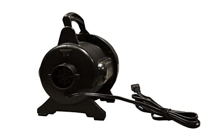 1HP Electric Air Pump for Inflatables with Halkey Roberts Valve Adapter, 1000W High Pressure Inflatable Pump for SUPs, Air Track Mats, Bubble Soccer & Zorb Balls