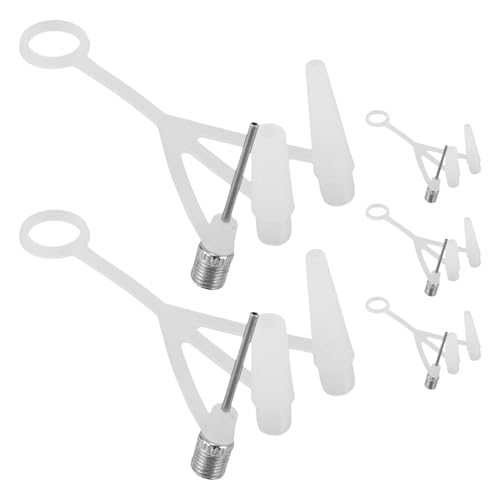 5pcs Metal Ball Pump Needles for Basketball Football Volleyball Lifebuoy, Small Replacement Inflation Needles Compatible with Air Pumps, Multi-Function Inflator Set for Sports