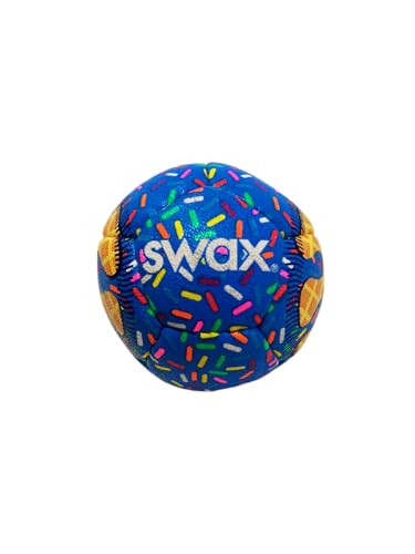 Swax Training Baseball 2‑Pack – Blue Sprinkle Design, Soft‑Impact Limited‑Flight Training Balls, Regulation Size & Weight