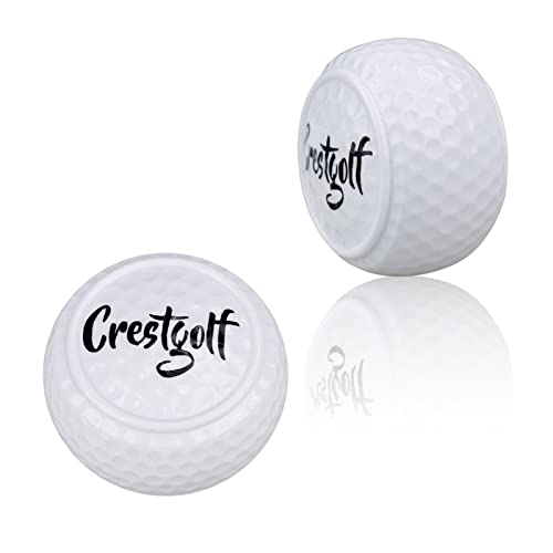 Youngy Flat Shaped Golf Ball Putting Training Aid Portable Golf Practice Ball Lightweight Golf Training Balls Accessories