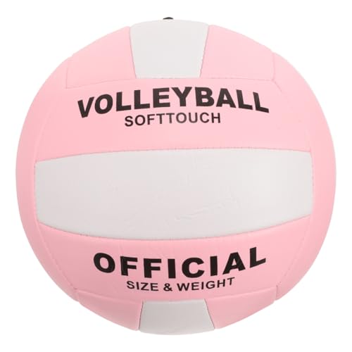 BESTonZON Inflatable Soft Volleyball PU Practice Training Ball for Indoor Outdoor Beach Stitched Entrance Examination Sports Ball with Enhanced Control and Accuracy