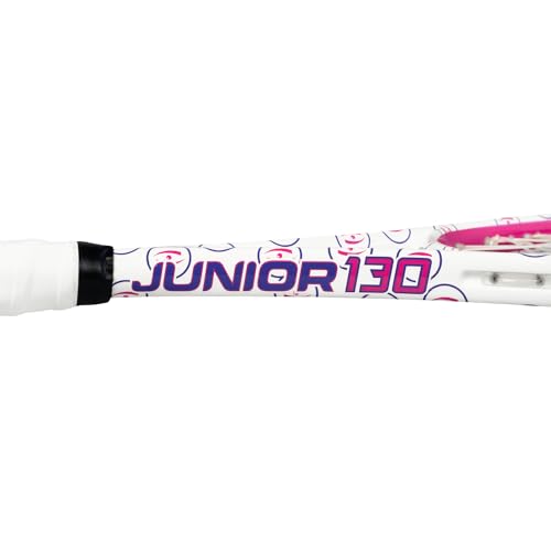 Harrow Junior Squash Racquet - color: White/Pink/Purple