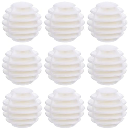 Veemoon 10pcs Indoor Golf Practice Stripe Balls Soft Pe Rubber Training Balls for Swing and Putting Training at Home Or Driving Range