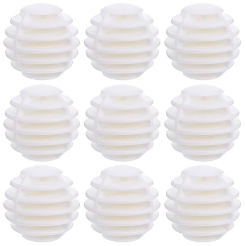 Abaodam 10Pcs Golf Practice Balls Indoor Rubber Stripe Training Balls Lightweight Safe for Swing Training and Putting Practice