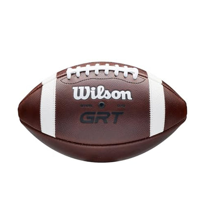 WILSON GRT Game Footballs- Brown, Multiple Sizes - size: PeeWee