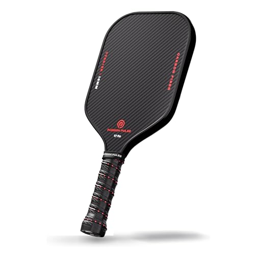 Pickleball Paddle – Advanced Carbon Fiber Surface, 16mm Core, Lightweight 8oz, 3D PulseGrip Handle – Control & Spin for All Skill Levels