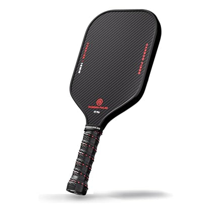 Pickleball Paddle – Advanced Carbon Fiber Surface, 16mm Core, Lightweight 8oz, 3D PulseGrip Handle – Control & Spin for All Skill Levels