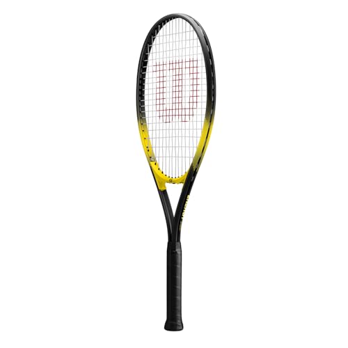 Wilson Energy XL Tennis Racket- Black/Yellow, 4-3/8"