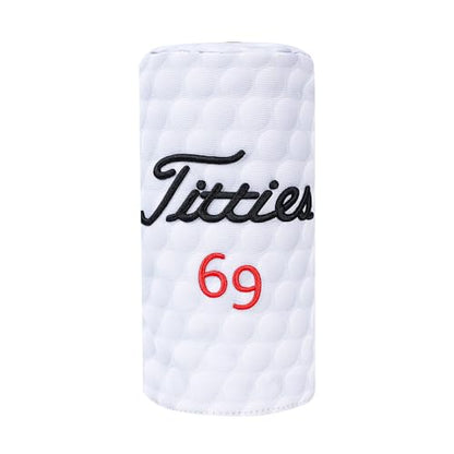 Funny Golf Head Covers - Barrel Style Driver Headcover, Fairway Wood 3 Wood and Hybrid, Putter Covers for Blade and Mallet with 3D Raised Embroidery - Unique Golf Gift & Accessories - size: DRIVER