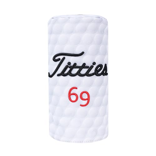 Funny Golf Head Covers - Barrel Style Driver Headcover, Fairway Wood 3 Wood and Hybrid, Putter Covers for Blade and Mallet with 3D Raised Embroidery - Unique Golf Gift & Accessories - size: DRIVER