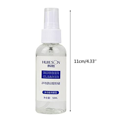 2 Bottle Table Tennis Paddle Cleaner Spray Ping Pong Racket Rubber and Wood Cleaning Kit Table Tennis Rubber Cleaner Improves Spin and Accuracy
