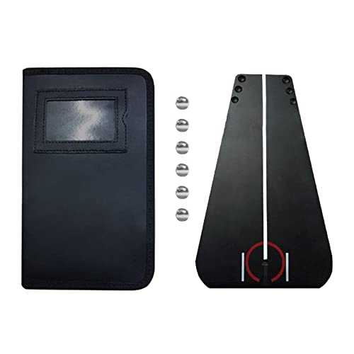 kowaku Golf Putting Portable Alignment Putter Line Straight Practice Putting Tutor Accessories for Easy Carrying Storage