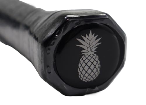 Pickleball Paddle – Edgeless 3K Carbon Fiber Face, 16MM Honeycomb Core, Lightweight 8oz – Elongated Shape for Spin & Control – Pineapple Pickleball