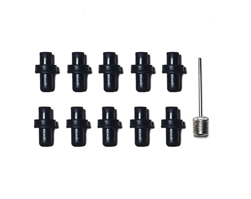 ICE Club Shop Soccer Ball Valve Replacement Sport Ball Inflation Valve Kit(10 Pieces), Basketball Valve Replacement Valves,Volleyball,for Basketball, Football,Sports Ball Leak Repair Kit