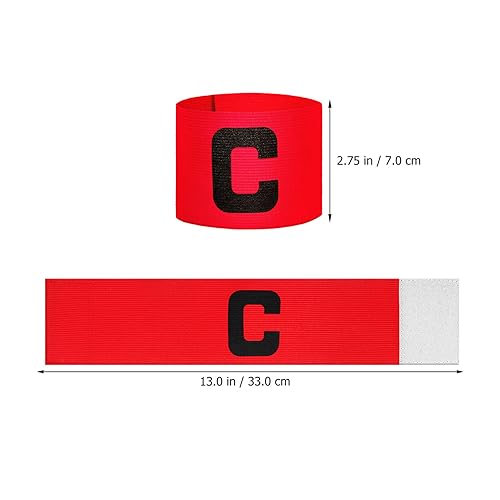 Sosoport Sports Captain Arm Signs 8 Pcs Football Team Armbands Fine Craftsmanship for Soccer Football Games