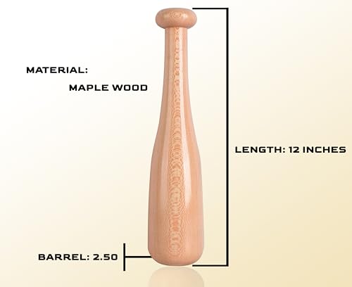 Baseball & Softball Mitt Treatments Maple Wood Glove Mallet Break in Tools, Shapping Glove Mallet for Glove Break-in & Shaping Hammer Mallet s by Naqqash Sports