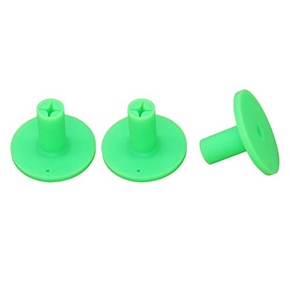 Golf Rubber Tee Holder Set for Golf Driving Range Tee Practice Tool Pack of 3 - color: Green