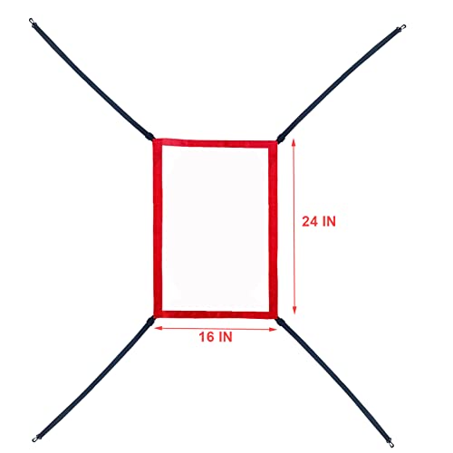 Strike Zone Target for Baseball Softball net, Throwing Pitching Hitting Batting Catching Practice Target, Pitcher Accuracy Training Aids