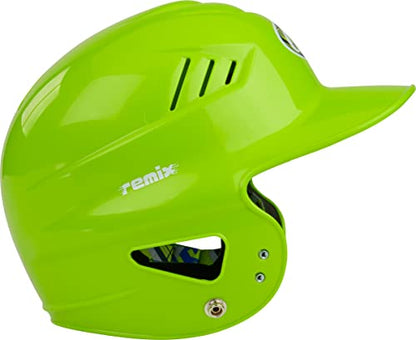 Rawlings | COOLFLO Batting Helmet | T-Ball (6 1/4" - 6 7/8") | Black - color: Green - REMIX