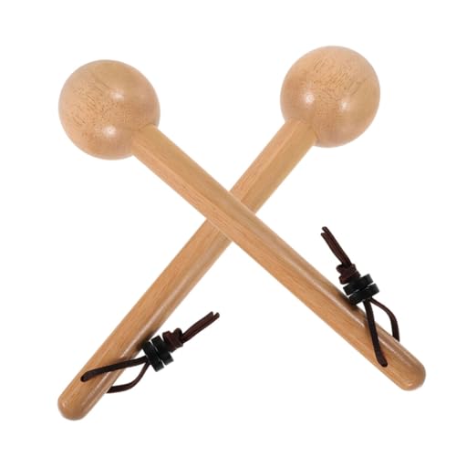 Sosoport 2Pcs Baseball Glove Mallet Softball Glove Shaping Tool Durable Wooden Mallet for Catchers Mitt Design for Optimal Pressure and Comfort