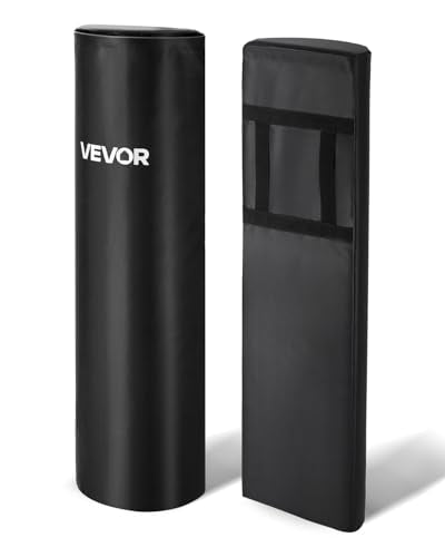 VEVOR PVC Step Over Dummy, High-Density Sponge Blocking Pad Equipment, Heavy Duty Tackle Dummies with Handles, Great for Footwork Drills Sports Training Practice - size: 2PC 42*12inch