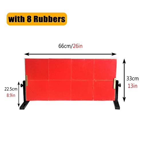 Table Tennis Rebound Board for Self-Study Training, Adjustable Angle Ping Pong Return Board for Home, Gym, and Game Rooms
