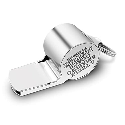 Whistle Cheerleading Coach Gifts Whistle for Coaches Teachers Whistle Emergency Coach Referee Lifeguard Loud Whistle for Women Teacher Referees Sports Coaches Whistle with Lanyard Cheer Coach Gift.