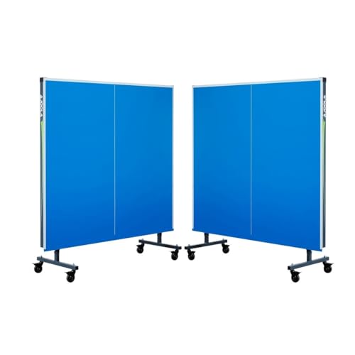 JOOLA Outdoor Table Tennis Table - Multi Use Conference Table Dining Table - Concrete Wood Look Includes Steel Outdoor Ping Pong Net Set & Frame - Hybrid Indoor Outdoor Ping Pong Table