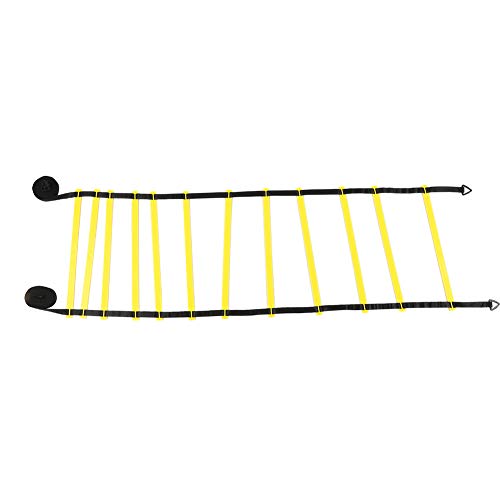 Tissting Football Training Ladder Disc Parachute Set 6m 12 Knots - Agility Equipment for Soccer Basketball Speed Training with Cones Resistance Chute