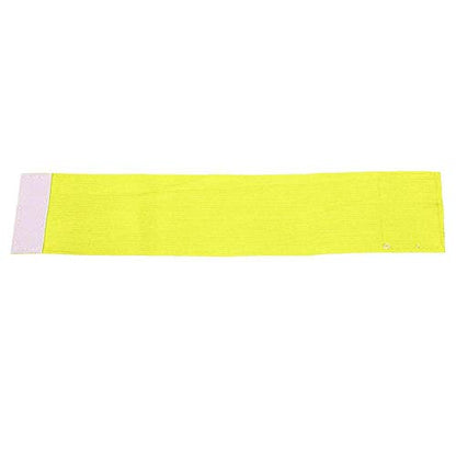 Outdoor Team Sports Yellow Captain Armband, Adjustable Elastic Soccer Player Bands for Adult Youth