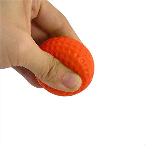 Dsmile 36 Pack Foam Golf Practice Balls Light Soft Elastic Training Multifunction Sport Balls - color: Orange*36