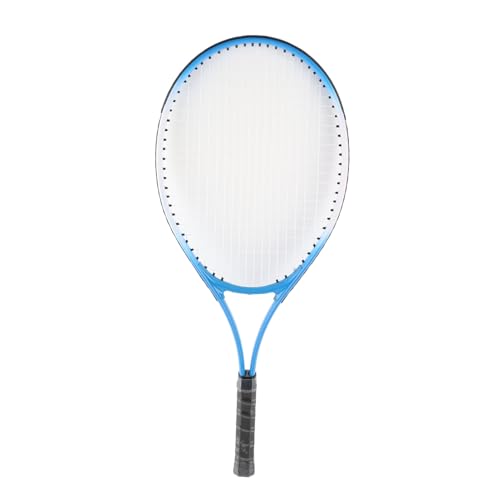 Drfeify 27 Inch Tennis Racket with Lightweight Aluminium and Ergonomic Handle for Adults and Beginners - color: Blue