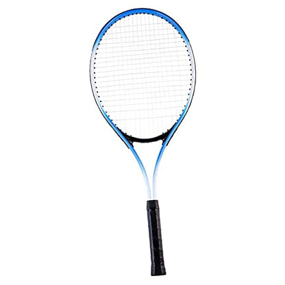 27-inch Beginner Tennis Racque for Adult - Light Adult Singl Racquet Set for Women Men with Carry Bag - color: Blue