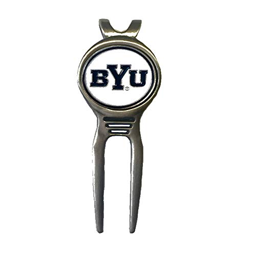 Divot Repair Tool Removable Magnetic Ball Marker-Best Divot Fixer - style: BRIGHAM YOUNG COUGARS