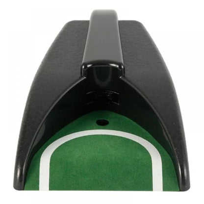 Golf Automatic Putting Cup, Golf Putting Mat, Ball Return Device with Green Slope Mat Sensor Hole Practice Training Aid