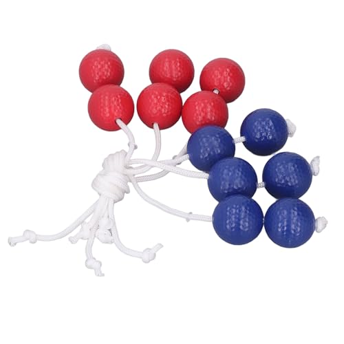 ZJchao Golf Ladder Toss Balls Golf Training Aid Tool 3 Red 3 Blue PE Material for Indoor Outdoor Practice with Durable Reliable Design