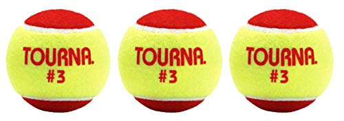 Tourna Low Compression Stage 3 Tennis Ball - style: 3 Pack