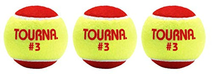 Tourna Low Compression Stage 3 Tennis Ball - style: 3 Pack