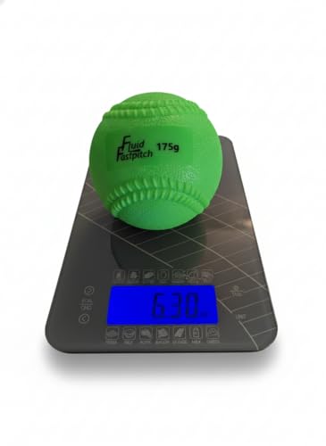 Real-Weight Softball Plyoball – Matches 11" Game Ball Weight | Indoor/Outdoor | Raised Seems & Textured Feel | Safer Than Game Balls | 11" Inflatable to 12"