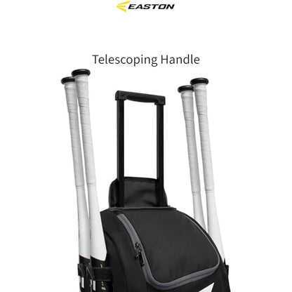 Easton | TRAVELER STAND-UP Wheeled Equipment Bag | Baseball & Softball | Multiple Colors - color: Turquoise / Blue