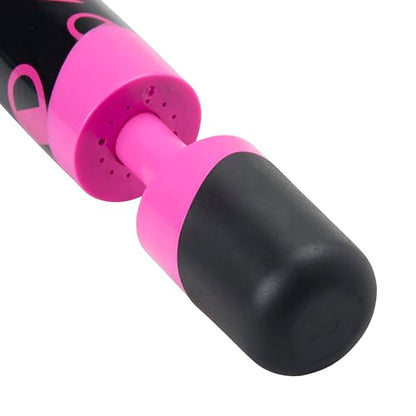 Champion Replacement Ball Pump with Metal Inflation Replacement Needles for Sports Balls with Compact Case, Compatible with Most Pumps for Basketball, Soccer, Football, Volleyball & Yoga Balls - color: Optic Pink/Black, style: Dual Action