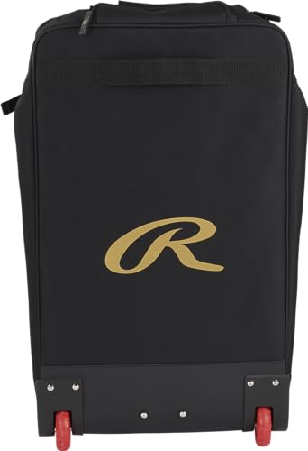 Rawlings | GOLD COLLECTION Wheeled Equipment Bag | Baseball/Softball | Multiple Styles - color: Black
