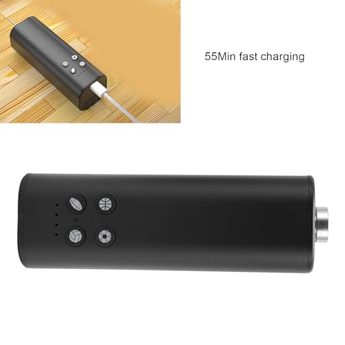 Electric Ball Pump Automatic Basketball Pump Portable Sports Ball Inflator with 4 Preset Modes 1400mAh Battery for Football Basketball Volleyball