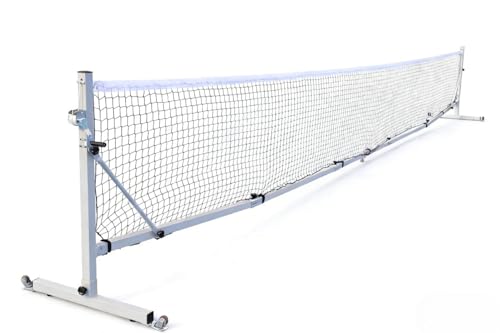 Portable Pickleball Net Post System, Movable Pickleball Net Poles with Weighted Base for Outdoor Court Setup, Heavy Duty Metal Frame for Backyard Driveway Pickleball Court Equipment - color: Flashing Black Sand