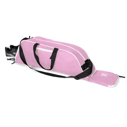 EALER Baseball Bat Tote Bag & T-ball, Softball Equipment Bag - Gear for Kids, Youth, and Adults Holds Bat, Helmet, Glove, Cleats, Shoes and More - color: Pink